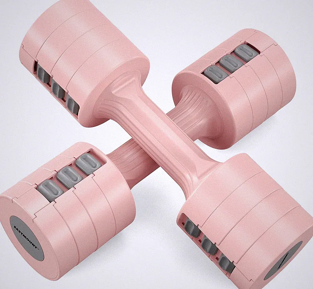 Adjustable Dumbbells 5 Lb Dumbbells Set of 2 / Pair 10 Lb Total Free Weights 6 i