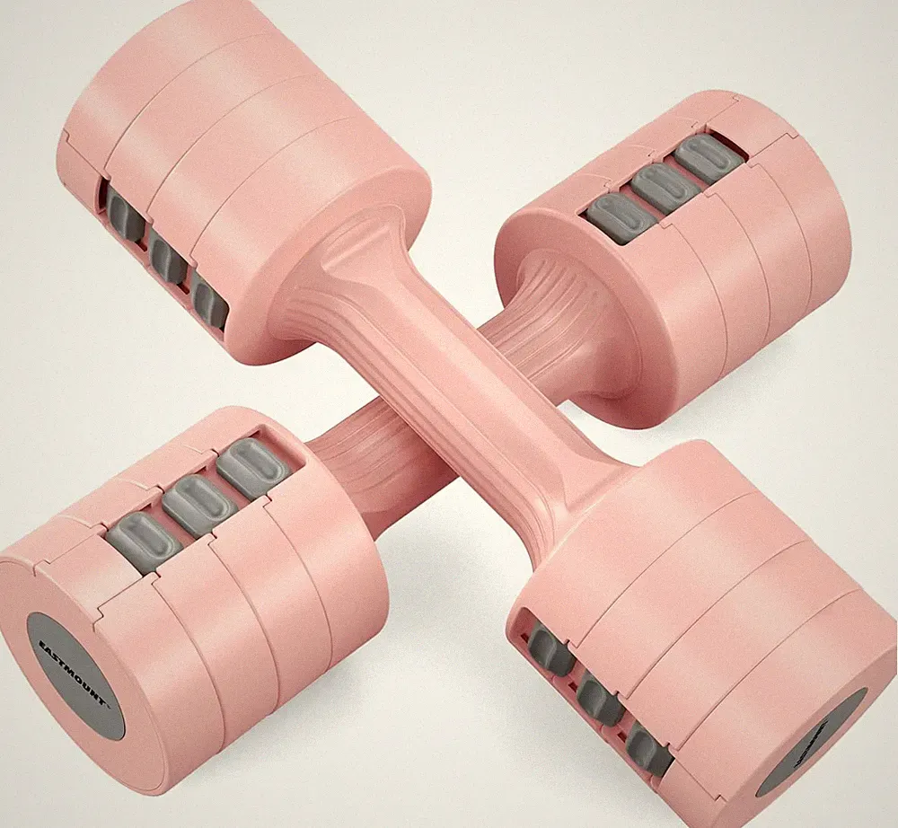 Adjustable Dumbbells 5 Lb Dumbbells Set of 2 / Pair 10 Lb Total Free Weights 6 i