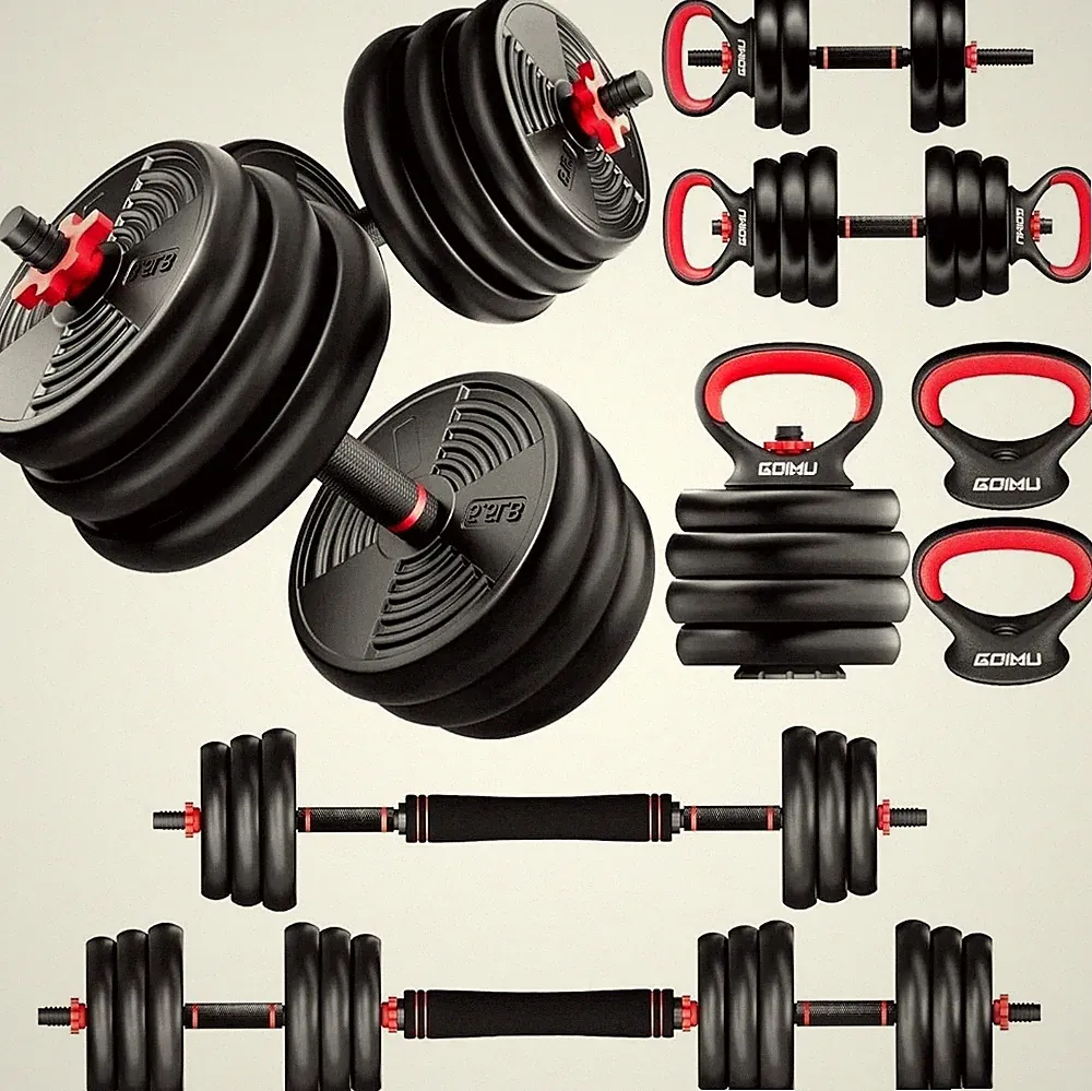 Adjustable Dumbbells, 55/77LBS Free Weight Set, 4 in 1 Dumbbell Set Used a