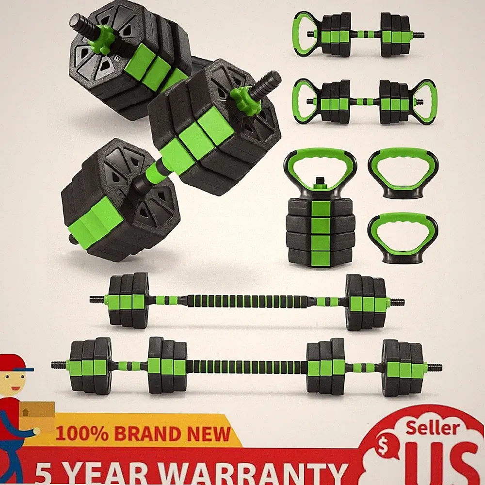 Adjustable Dumbbells, 88 Lbs 4 In 1 Free Weight Set with Connector, Dumbbell Set