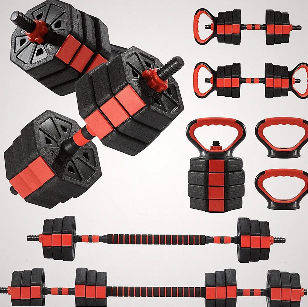 Adjustable Dumbbells, 88 Lbs Free Weight Set with Connector, 4 In 1 Dumbbell Set