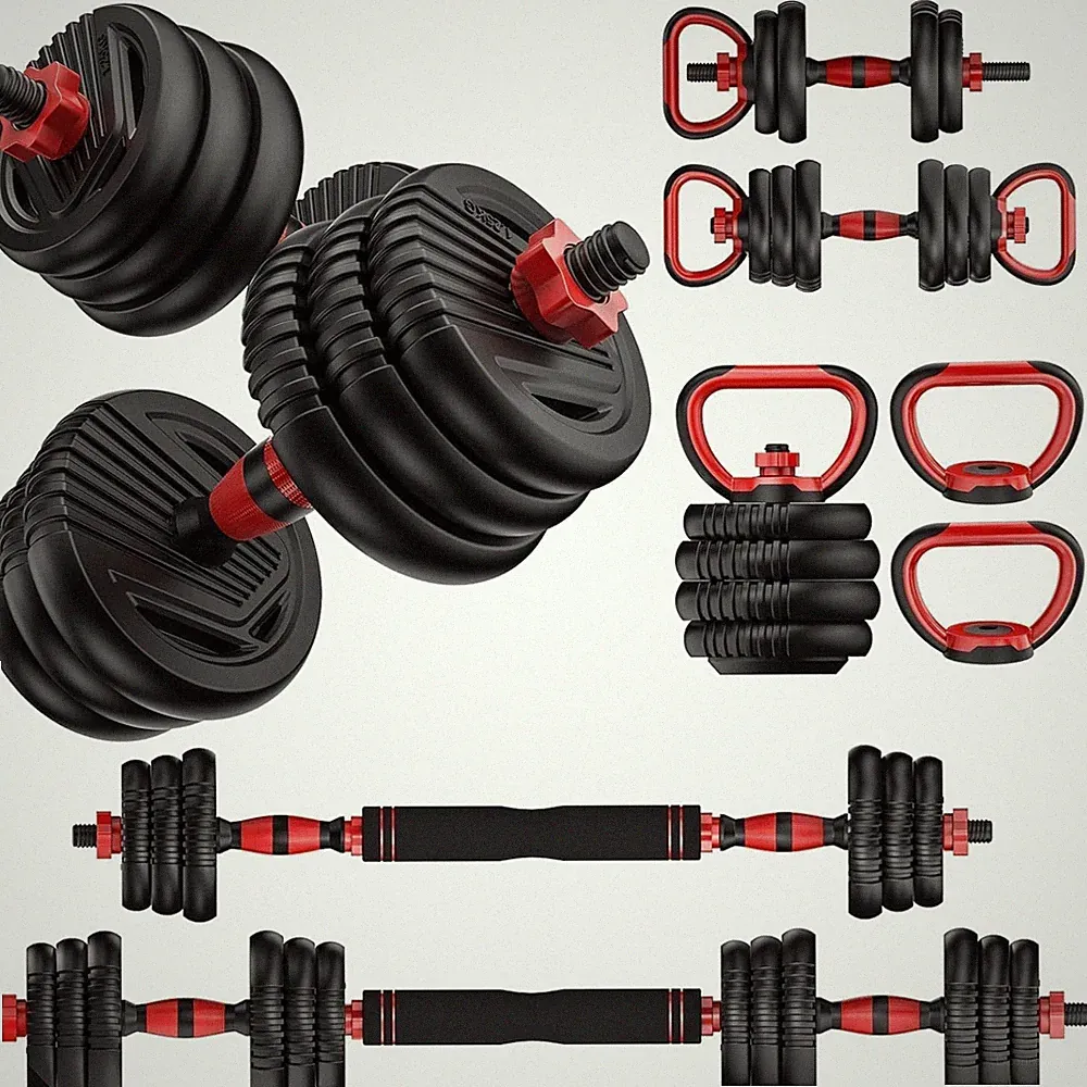 Adjustable Dumbbells for Fitness Exercises, 45lbs