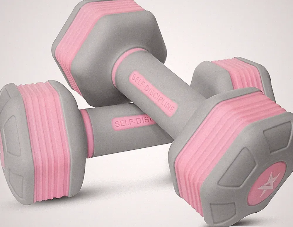 Plastic Coated Dumbbells
