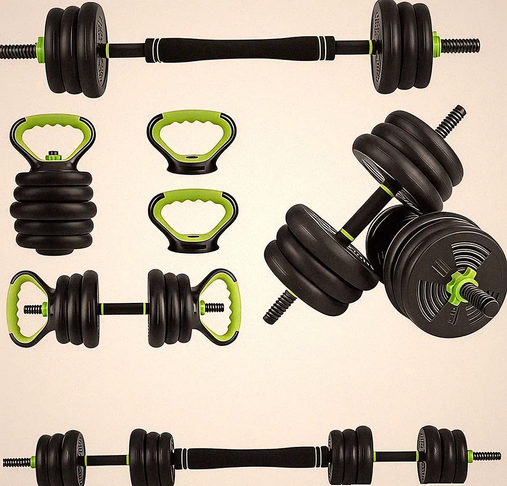 Adjustable Dumbbells Free Weight Set with Connector,4-in-1 Dumbbell Set 66/88lbs