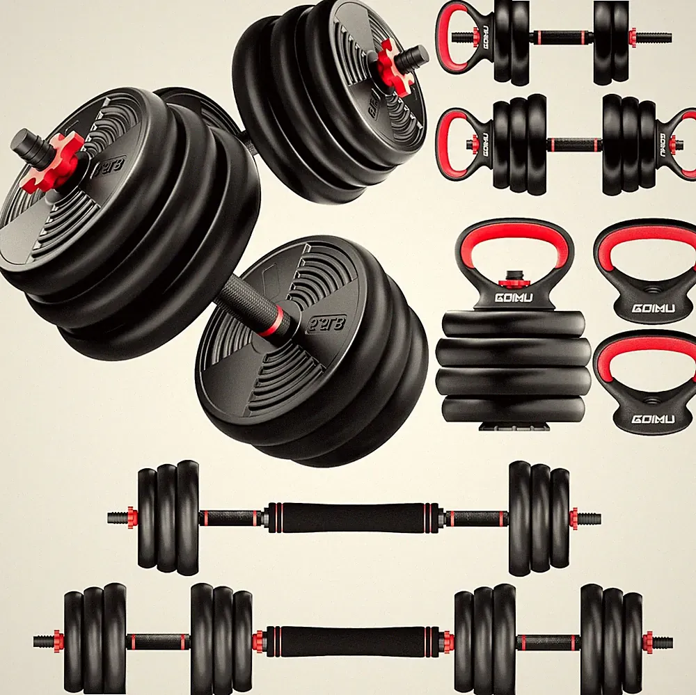 Adjustable Dumbbells, GOIMU 32/54/76/94LBS Free Weight Set, 4 in 1 Dumbbell Set