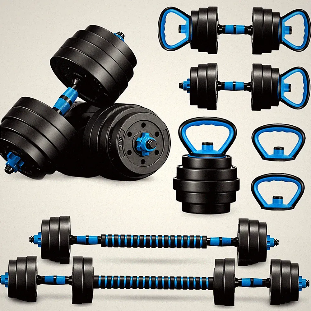 Adjustable Dumbbells, Portable Changeable Dumbbell, Kettlebells