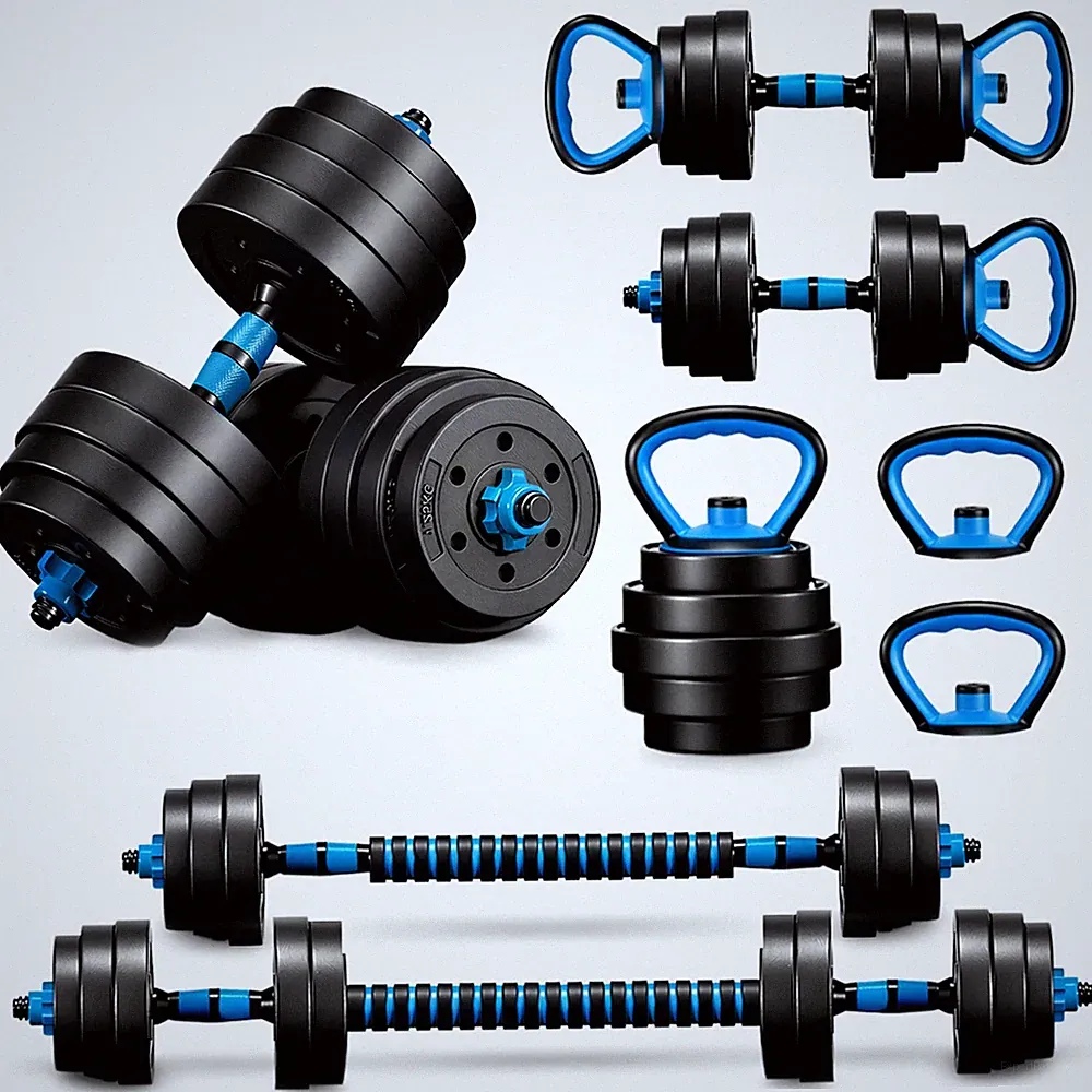 Adjustable Dumbbells, Portable Changeable Dumbbell, Kettlebells, Push up Stand a