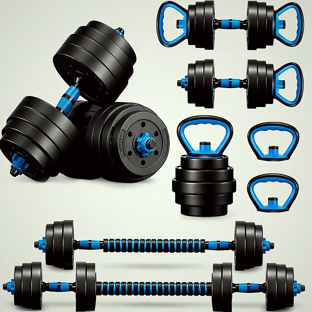 Adjustable Dumbbells, Portable Changeable Dumbbell, Kettlebells, Push up Stand