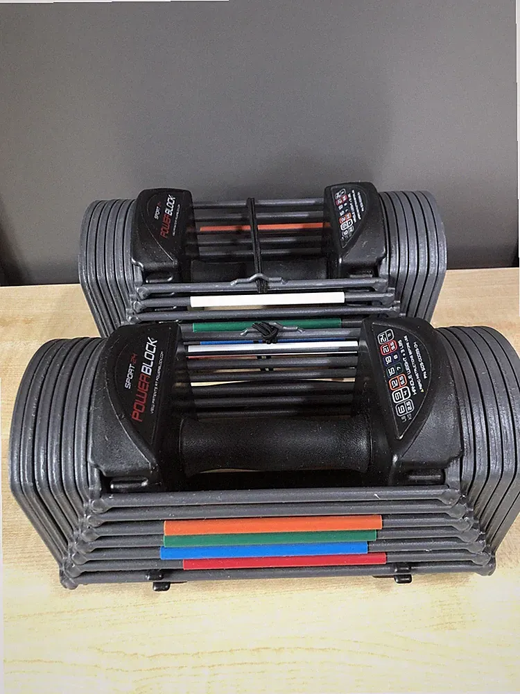 Adjustable Dumbbells PowerBlock Sport 6-24lb Home Gym Weights