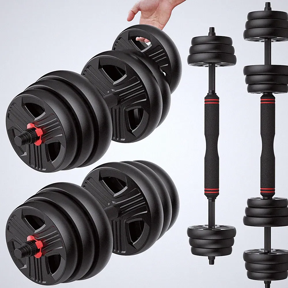 Adjustable Dumbbells Set, 20/30/40/60/80lbs Free Weight Set with Connector of...