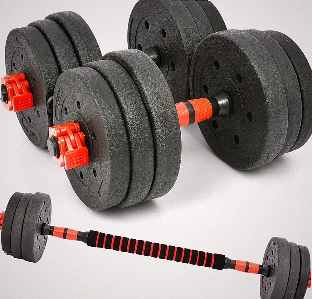 Adjustable Dumbbells Set - 33Lbs, 44Lbs, 66Lbs Weights with Barbell Connecting R