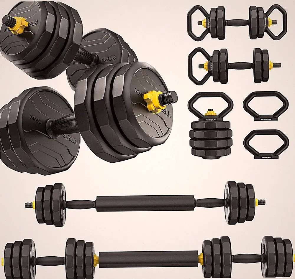 Adjustable Dumbbells Set, 48/68/88Lbs Free Weight Set with 4 Modes, Used as Barb