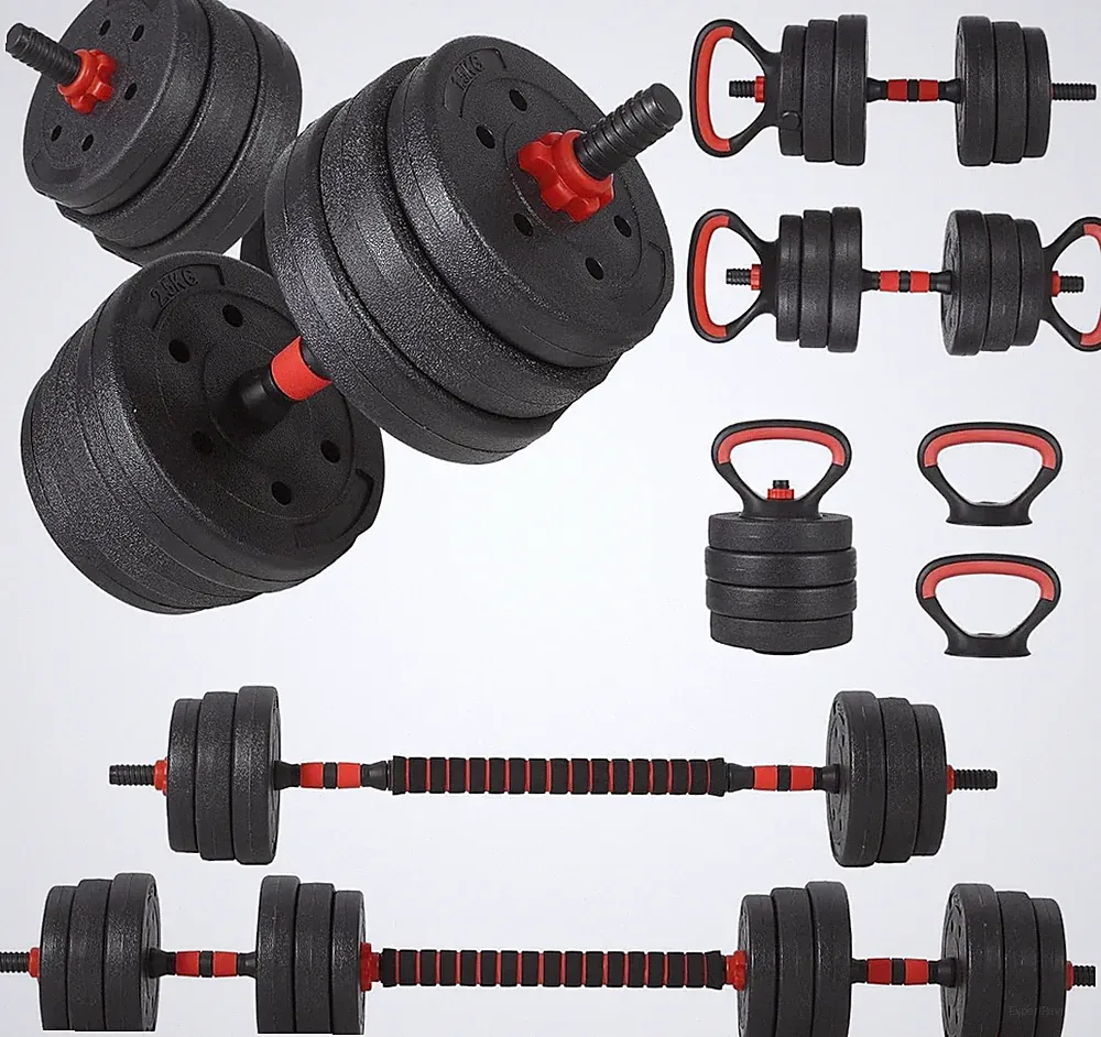 Adjustable Dumbbells Set of 2,Free Weight Set with Connector,Used as Barbell, Ke