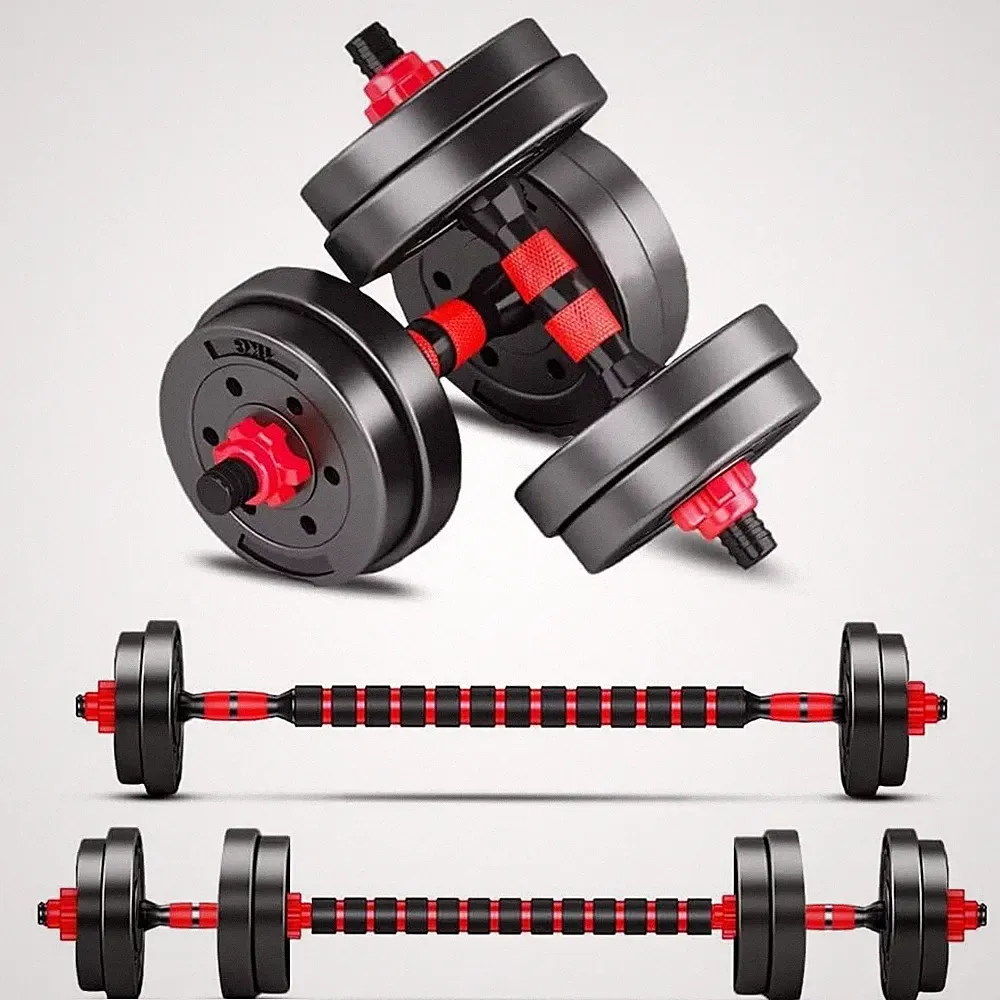 Adjustable-Dumbbells-Sets,Free Weights-20lb(10lb*2) Dumbbells Set of 2 Conver...