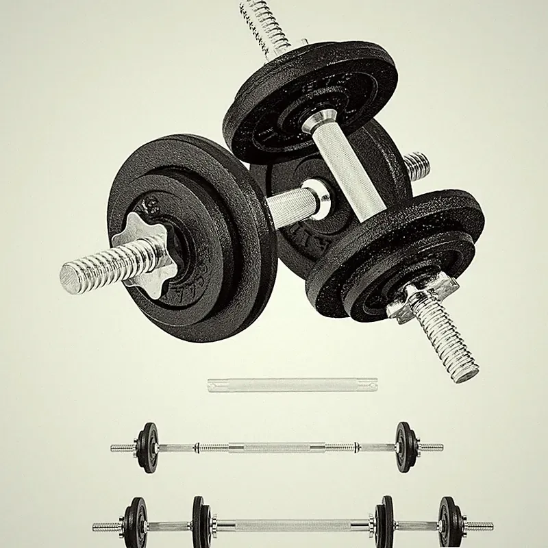 Adjustable Dumbbells Weight Set 40LB W/ Non-Slip Grip Home Gym Fitness New