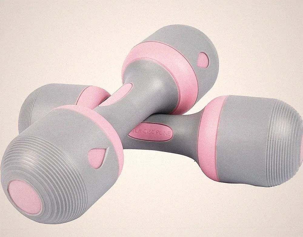 Adjustable Dumbbells Weights, Neoprene All-in-1 Options, Non-Slip, All-Purpos...
