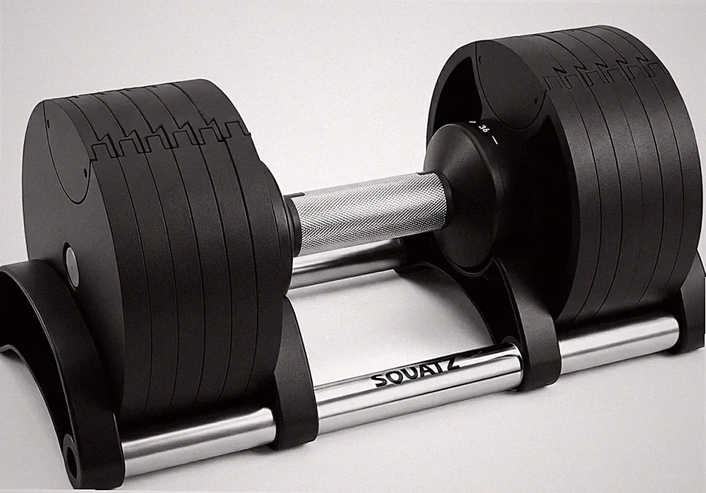 Adjustable Dumbbells with Quick Weight Change, Space-Saving Dumbbell Set with An