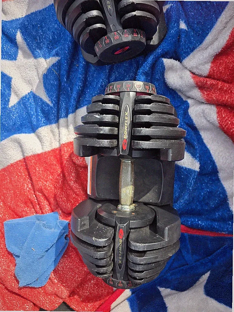Adjustable Dumbells 90ibs Pair Bowflex 450 Obo