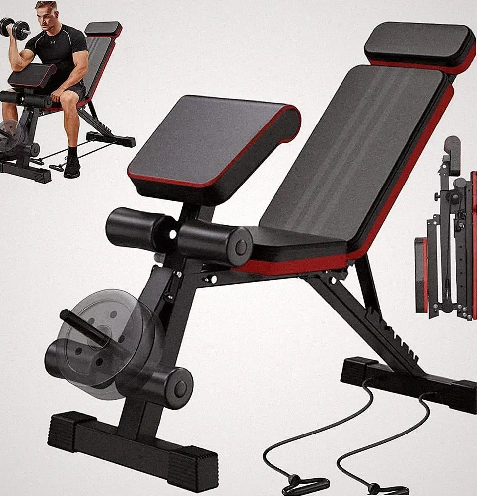 Adjustable Foldable Weight Bench for Home Gym Strength Training Workout Bench