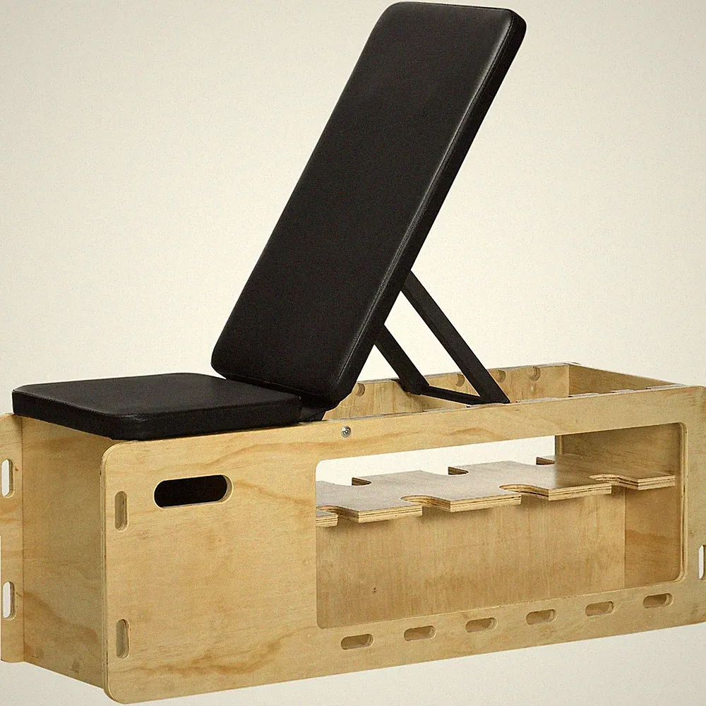 Adjustable Incline Weight Bench with Rack & Bands - Home Gym Workout Bench