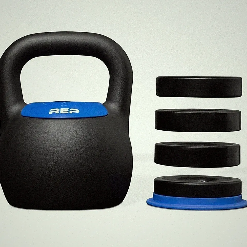 Adjustable Kettlebell 24 Kg Weight Set for Home Gym Fitness Strength Training