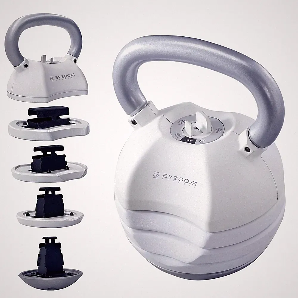 Adjustable Kettlebell BYZOOM FITNESS 30 40 50 lb