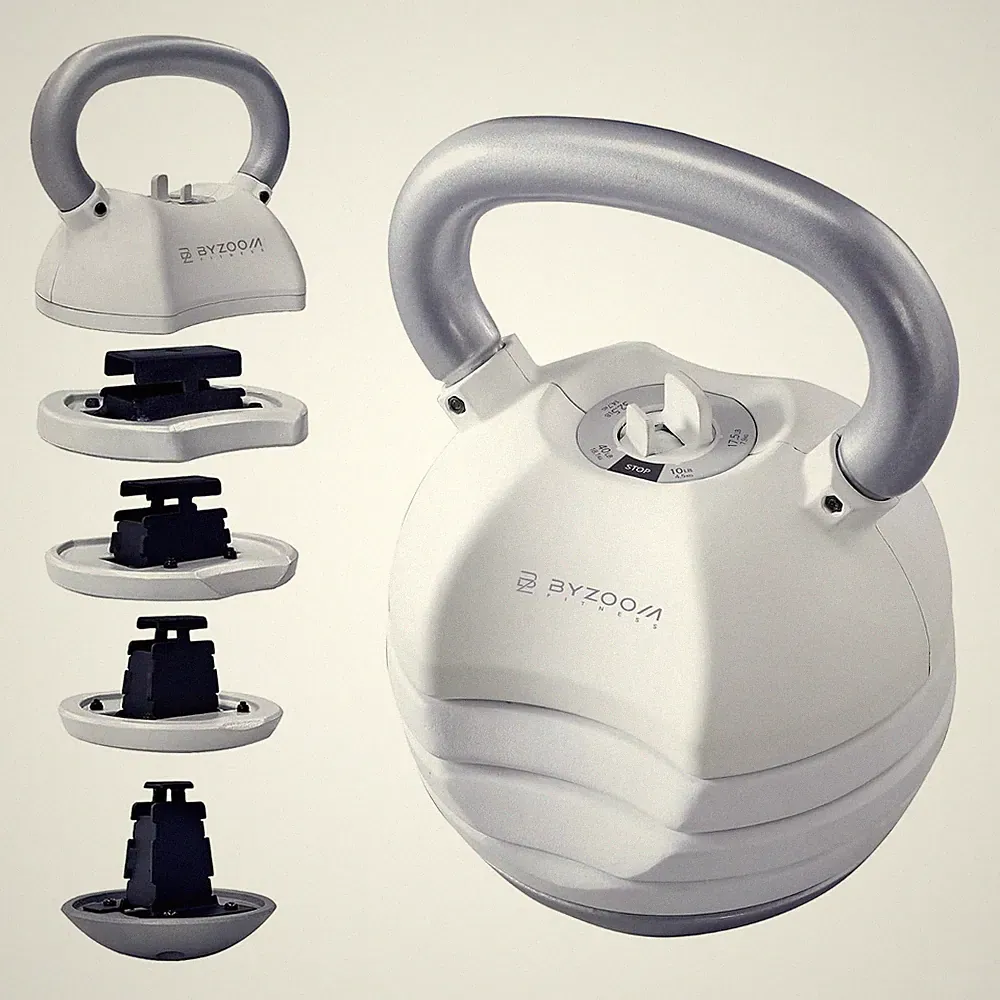 Adjustable Kettlebell BYZOOM Pure 30 40 50 lb