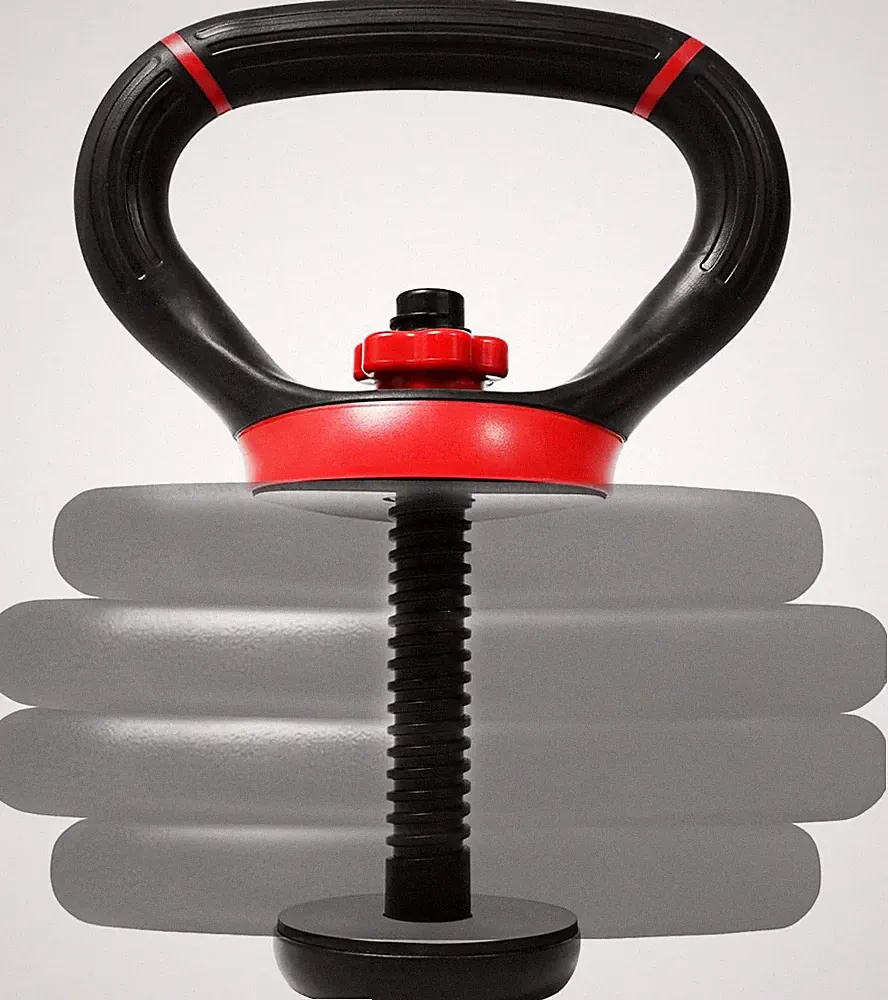 Adjustable Kettlebell Handle for Weight Plates Dumbbell Converter Home Gym