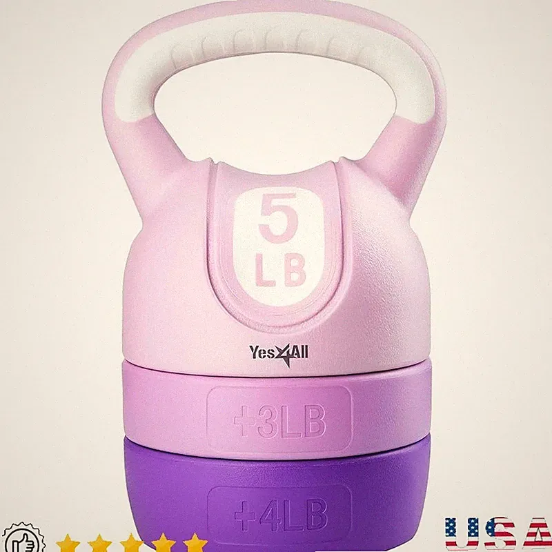 Adjustable Kettlebell Set 3-in-1 Weight Non-Rust Compact Durable Home Gym New