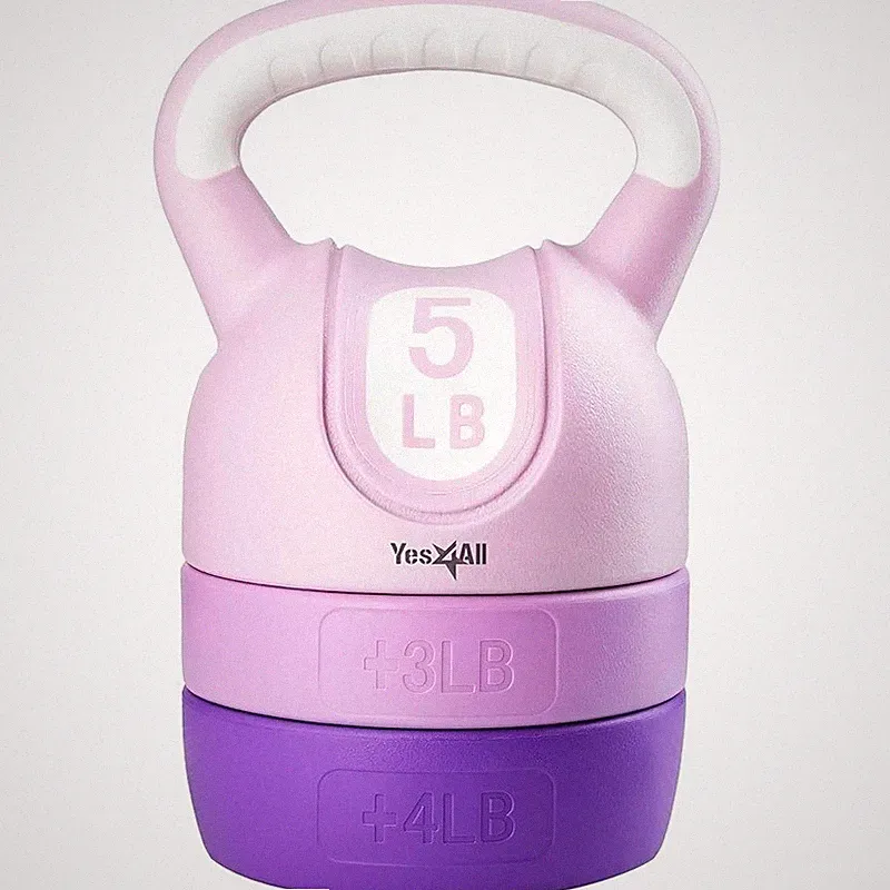 Adjustable Kettlebell Set 3-in-1 Weight Non-Rust Compact Durable Home Gym New