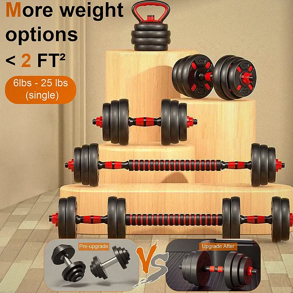 Adjustable Weight Dumbbell Set for Full Body Workout at Home 5 88LBS