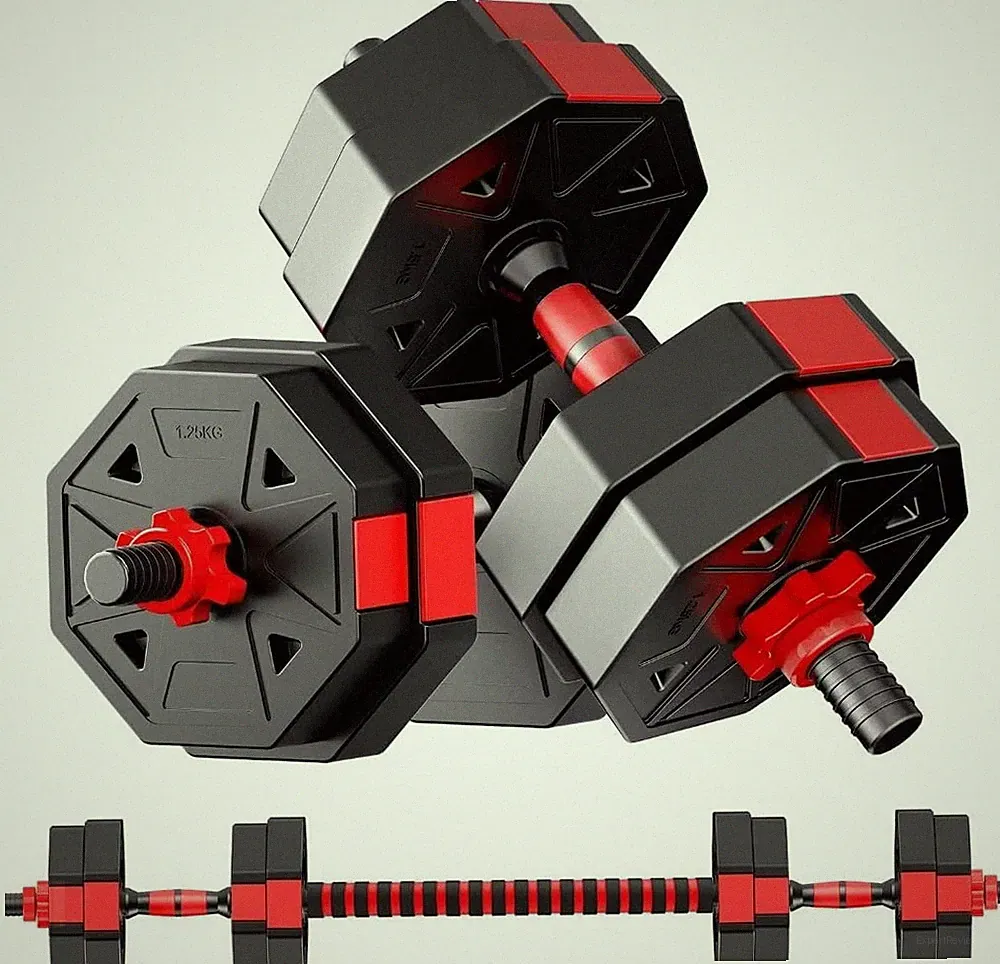 Adjustable Weights Dumbbells Set, 20/30/40/60/80Lbs Non-Rolling Adjustable Dumbb