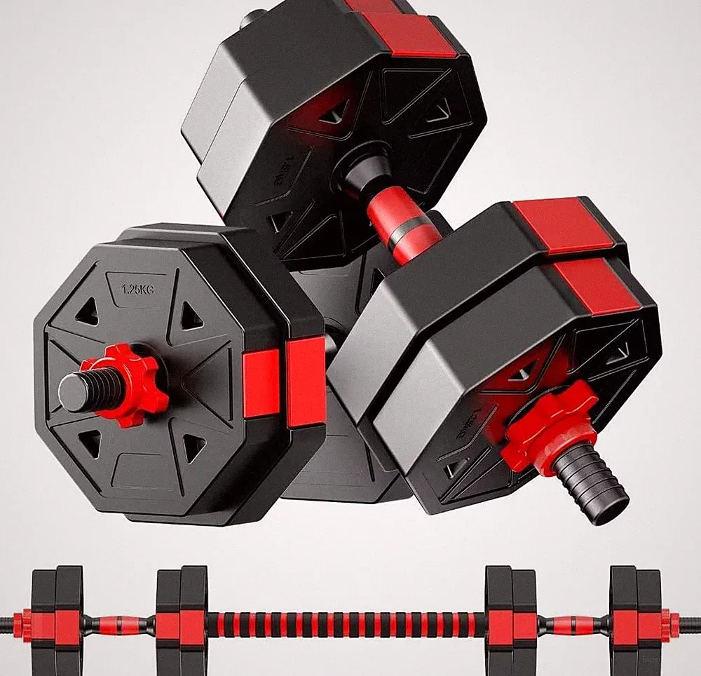 Adjustable Weights Dumbbells Set, Non-Rolling Adjustable Dumbbell Set, Free Weig