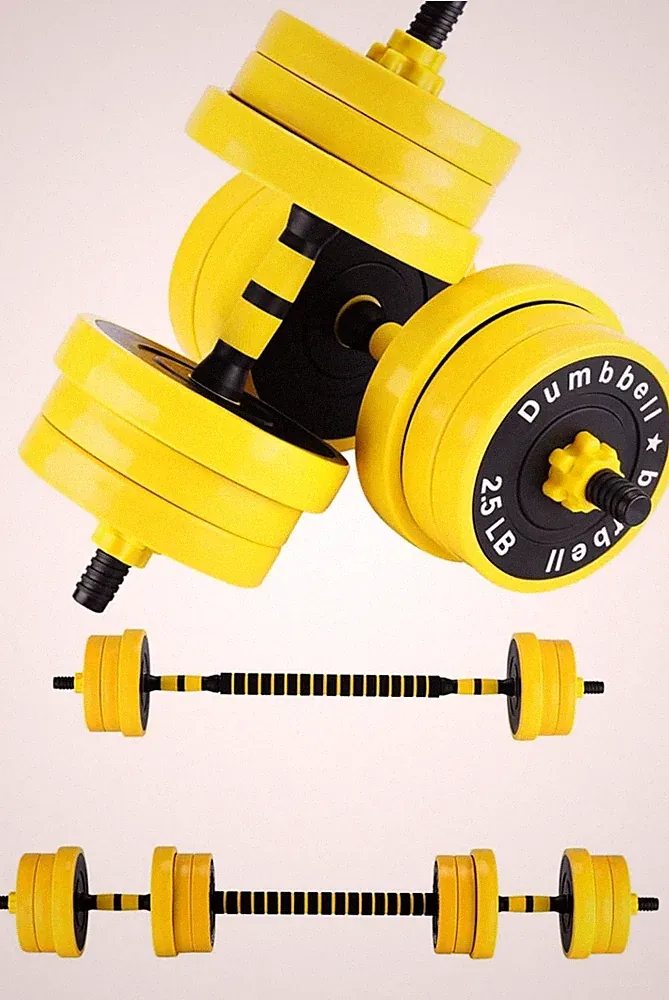 Adjustable Weights Set for Home Gym,44Lb 2-In-1 Dumbbell Set with Foam Handles