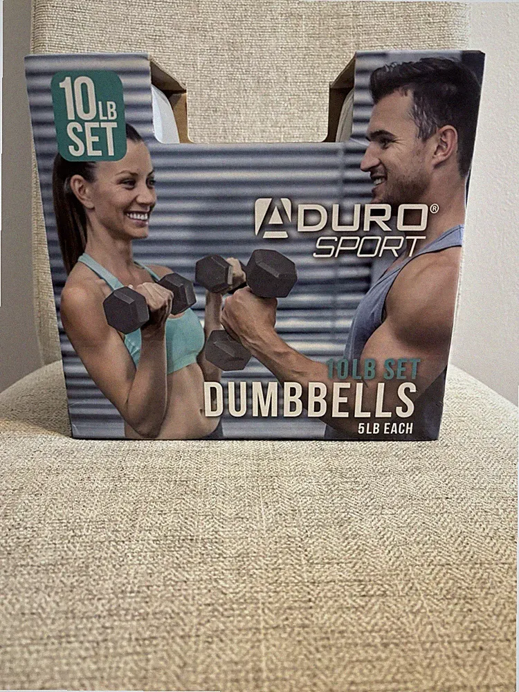 Aduro Sport 10lb Weight Set 2 5lb Vinyl Coated Dumbbells