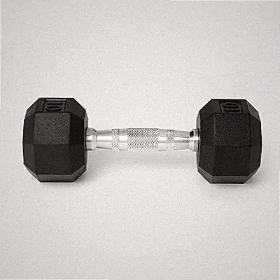 ALL IN MOTION™ HEX 10LB DUMBBELL - ALL IN MOTION™ - BLACK