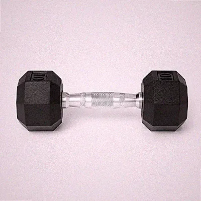 ALL IN MOTION HEX 10LB DUMBBELL - BLACK