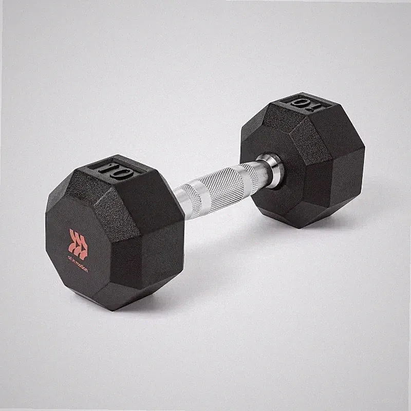 ALL IN MOTION HEX 10LB DUMBBELL - BLACK
