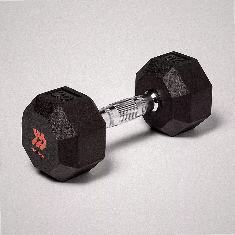 ALL IN MOTION™ HEX DUMBBELL - 20LBS - BLACK