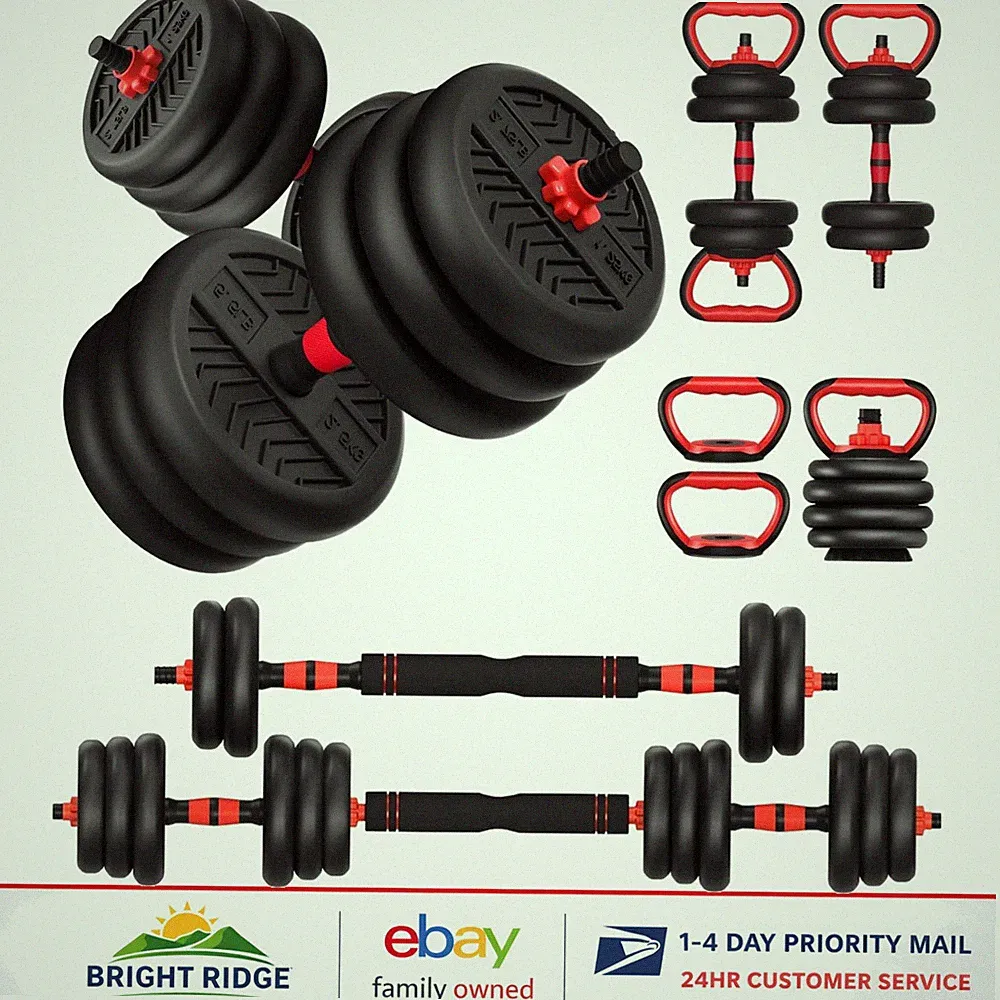 All-in-One Adjustable Dumbbell Set for Home Gym, Weights for Full Body Training