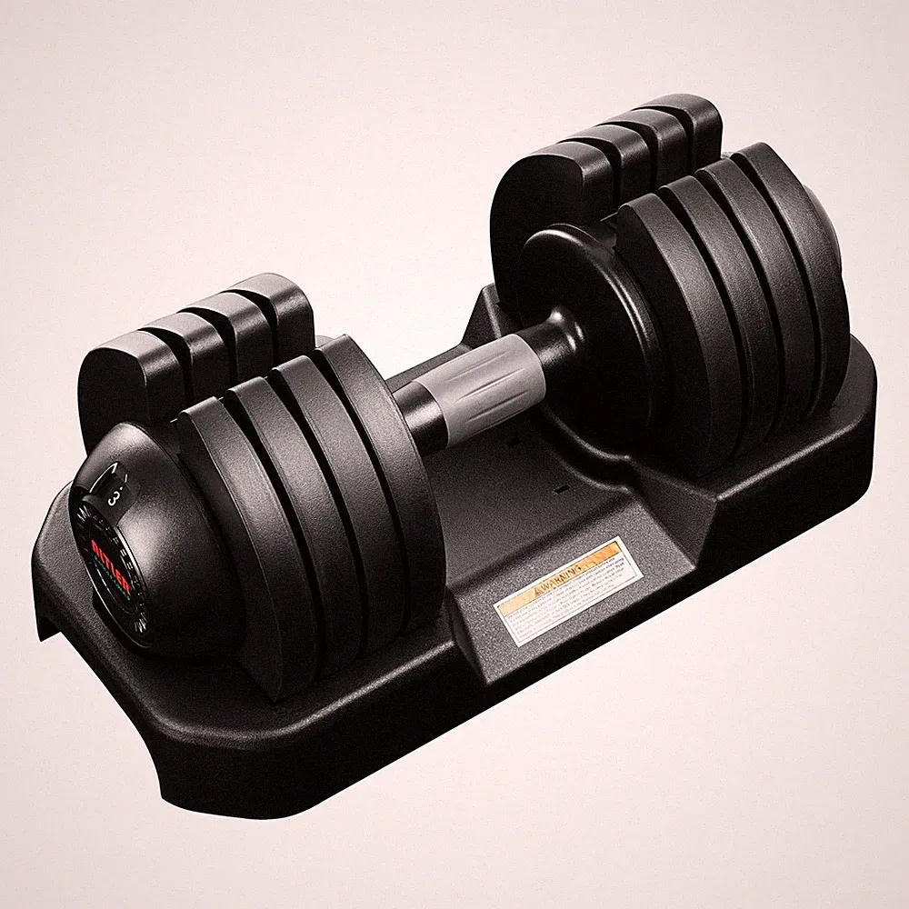 ALTLER 22LBS/25LBS/52LBS Single/Pair Adjustable Dumbbells Set Premium Rubber...