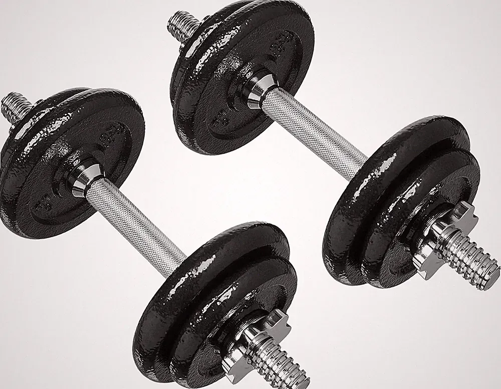 Amazon Basics Adjustable Dumbbell Hand Weight Set, 38 pound, 38 Pounds, Black