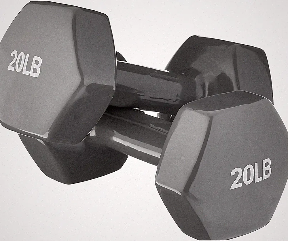 Amazon Basics Vinyl Coated Dumbbell Hand Weights