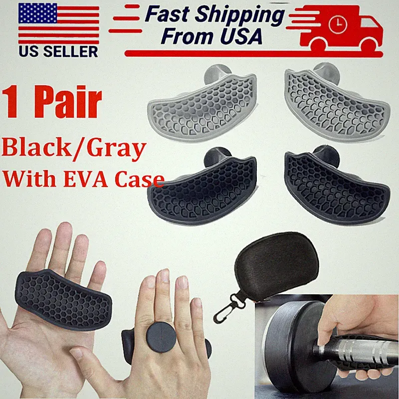 Anti Slip Silicone Weight Lifting Hand Grip With Case For Gym Dumbbell Lifting
