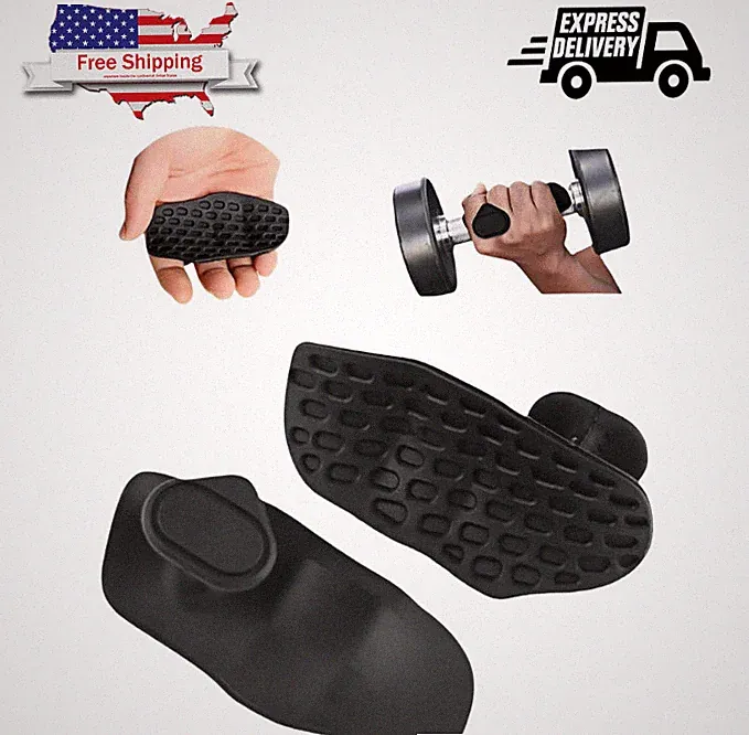 Anti-Slip Workout Grips Ergonomic Gym Hand Grips for Weight Lifting Training