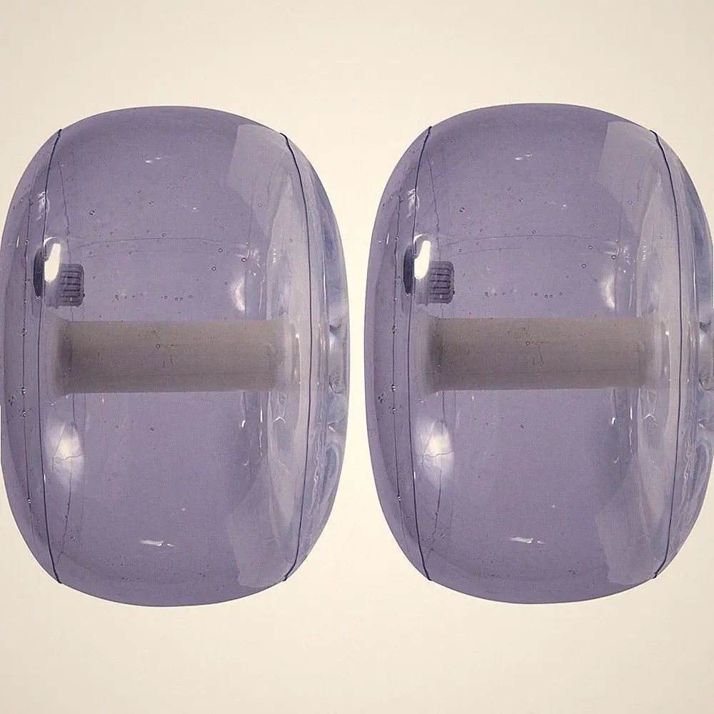 Aqua Bumper Plates (Pair) - Water Filled Weight Plates for Barbell & Dumbbell
