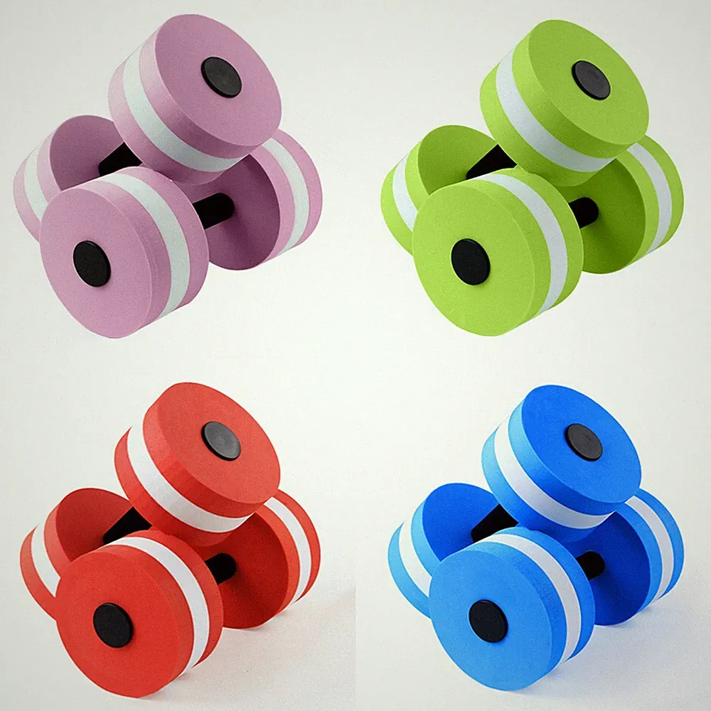 Aqua Dumbbell for Water Aerobics Pool Swim Training Buoyant Non Slip Fast Dry
