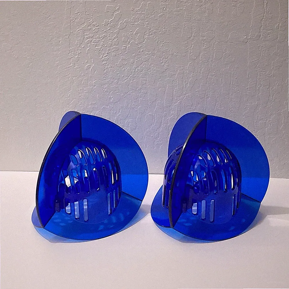 Aqualogix Aquatic Bells Dumbbells Set Water Weights Blue Pool Exercise Equipment