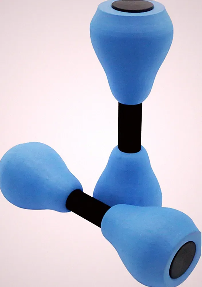 Aquatic Dumbbells 2Pcs EVA Water Weights, Aerobic Exercise Fitness Equipment, Ha