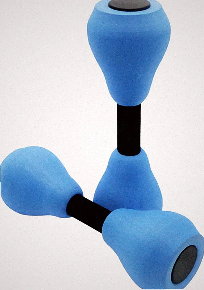 Aquatic Dumbbells 2Pcs EVA Water Weights, Aerobic Exercise Fitness Equipment, Ha